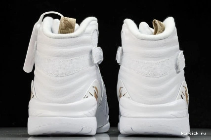 White 8 Retro Jordan OVO 1213